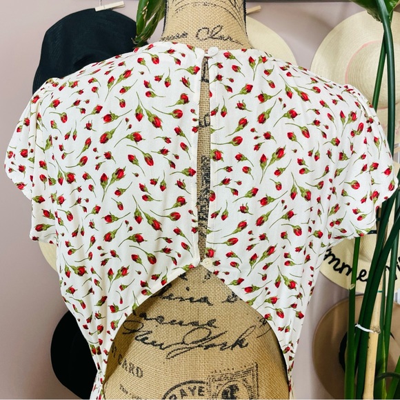 Reformation mini rose print dress - Picture 5 of 15